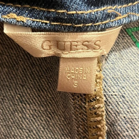 Guess Women’s Raye Zip Front Blue Denim Dress. Size S NWT. - Picture 8 of 11